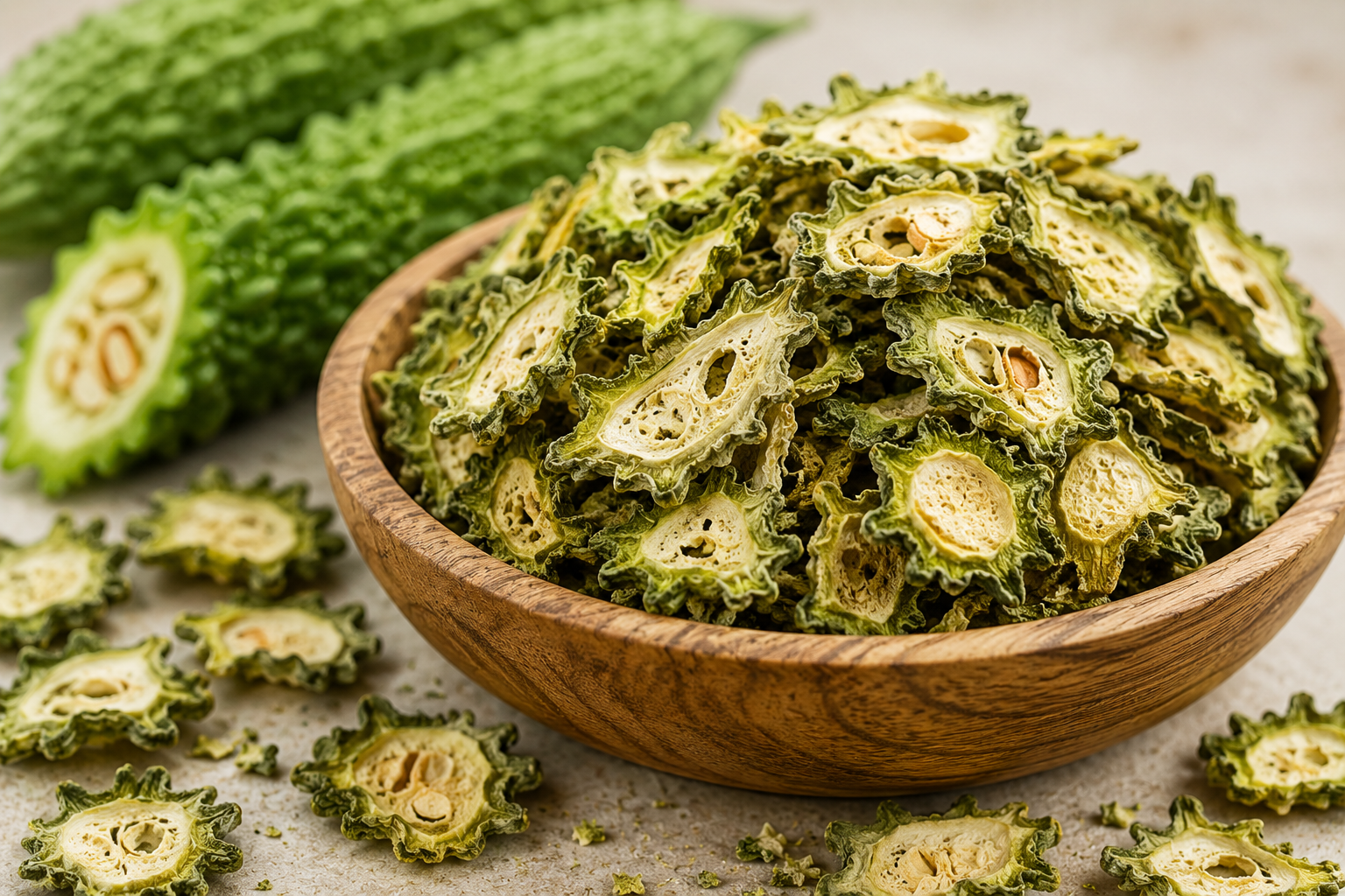 Bitter Gourd Slices